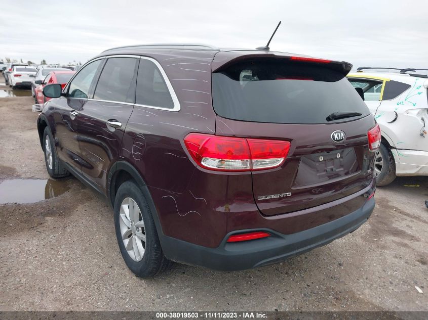 2017 KIA SORENTO 2.4L LX - 5XYPG4A30HG189748