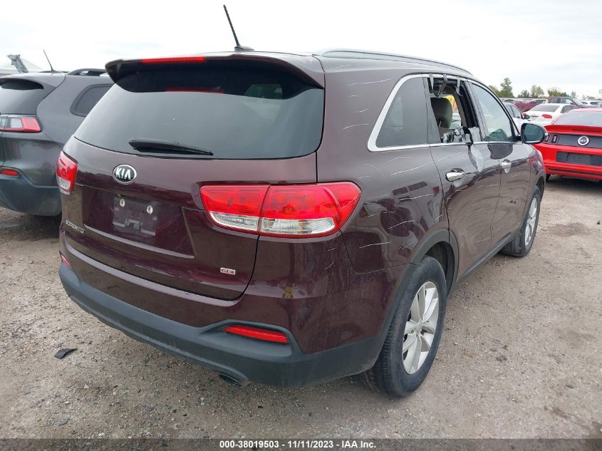 2017 KIA SORENTO 2.4L LX - 5XYPG4A30HG189748