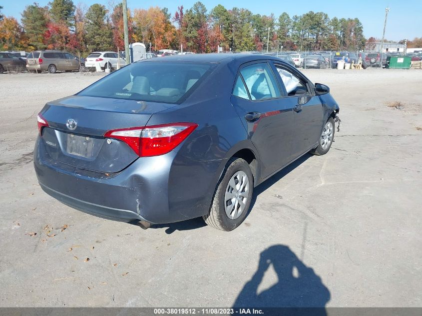 2014 TOYOTA COROLLA L - 2T1BURHE3EC107087
