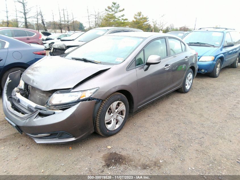2013 HONDA CIVIC LX - 19XFB2F51DE209103