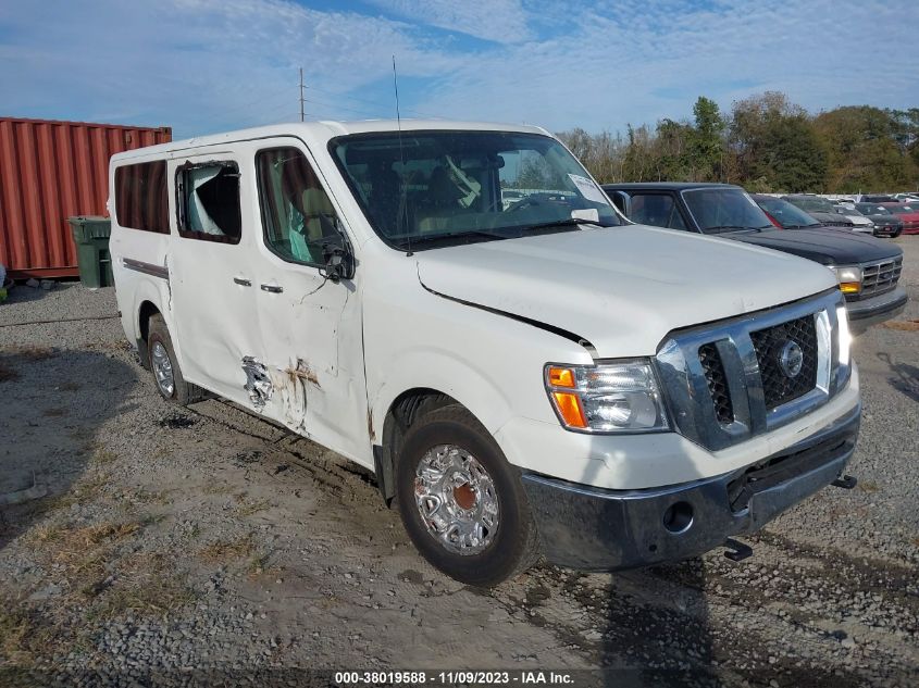 Lot #2539238141 2021 NISSAN NV PASSENGER NV3500 HD SL salvage car