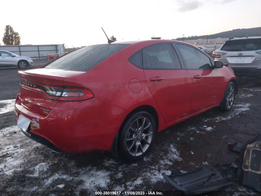 2014 DODGE DART SXT - 1C3CDFBB0ED742292