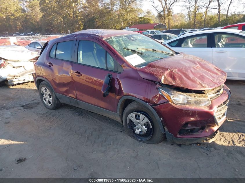 2017 CHEVROLET TRAX LS - 3GNCJKSB2HL229225