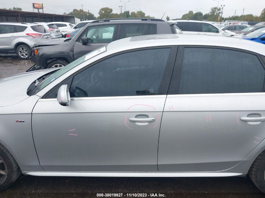 2014 AUDI A4 PREMIUM PLUS - WAUEFAFL3EN023551