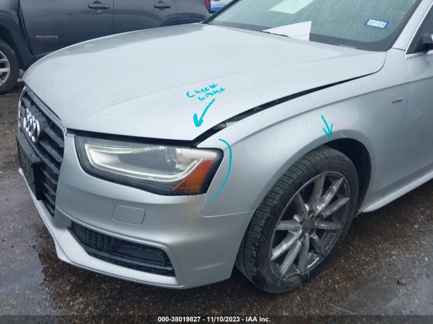 2014 AUDI A4 PREMIUM PLUS - WAUEFAFL3EN023551