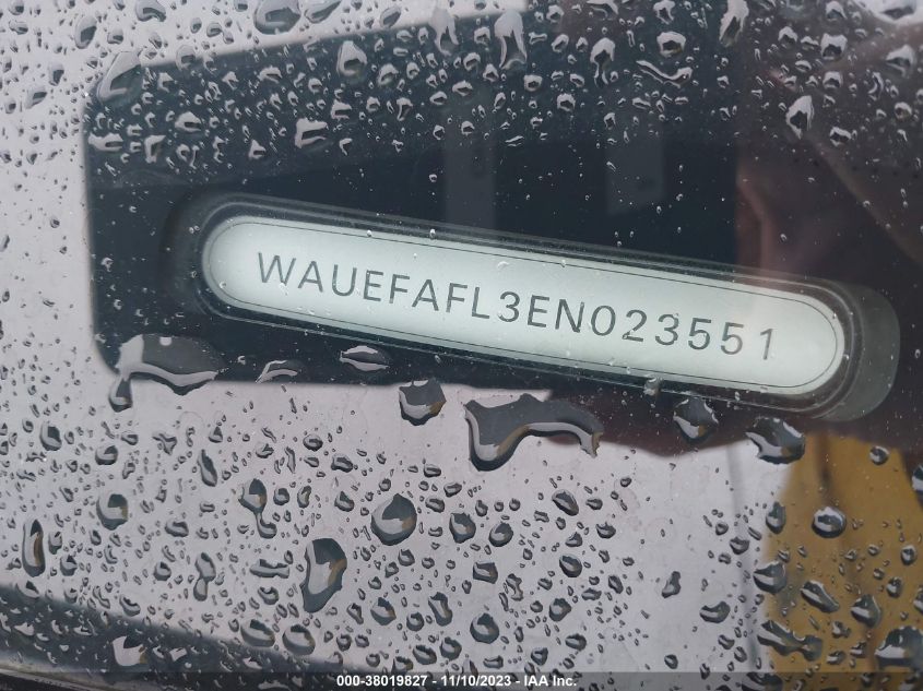 2014 AUDI A4 PREMIUM PLUS - WAUEFAFL3EN023551