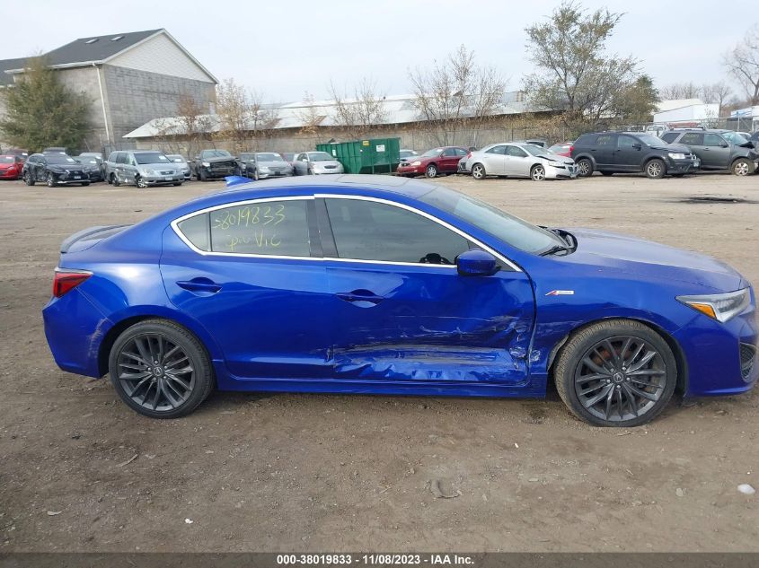 2019 ACURA ILX PREMIUM A-SPEC/TECHNOLOGY - 19UDE2F81KA800820