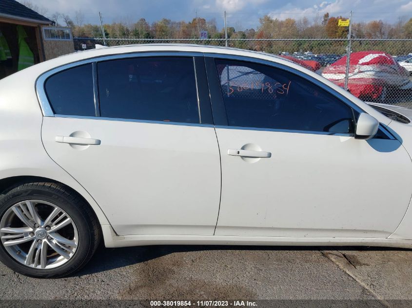 2013 INFINITI G37 SEDAN X JN1CV6AR9DM765658