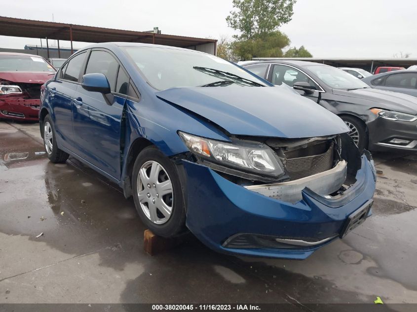 2013 HONDA CIVIC LX - 2HGFB2F58DH557633