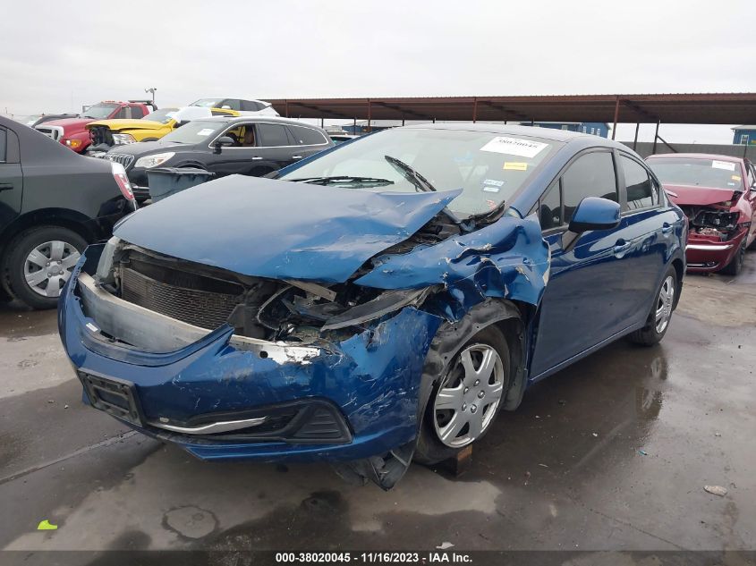 2013 HONDA CIVIC LX - 2HGFB2F58DH557633