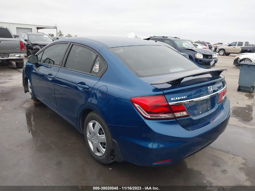 2013 HONDA CIVIC LX - 2HGFB2F58DH557633