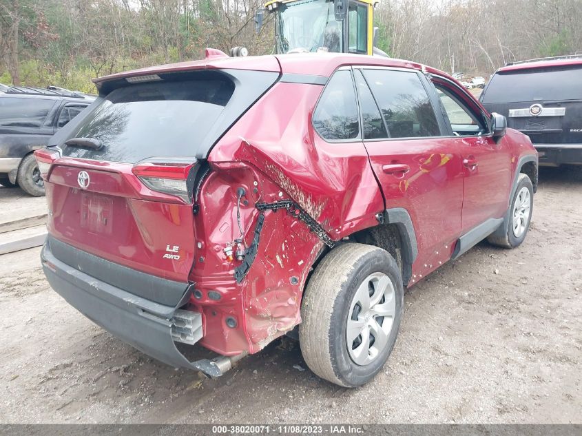 2022 TOYOTA RAV4 LE - 2T3F1RFV6NW282730