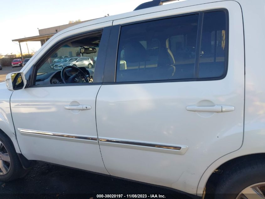 2014 HONDA PILOT TOURING - 5FNYF4H9XEB014296