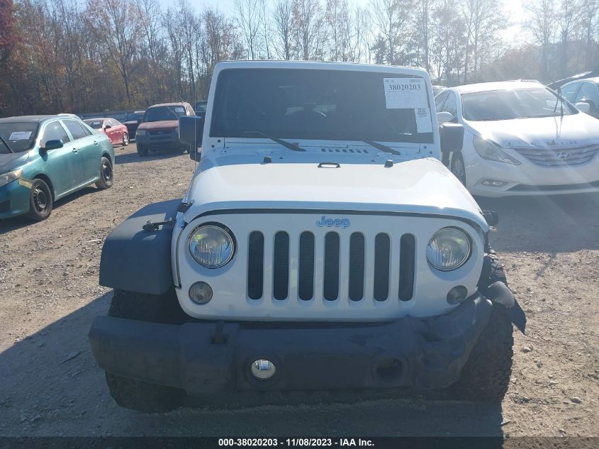 2014 JEEP WRANGLER UNLIMITED SPORT - 1C4BJWDG9EL208741