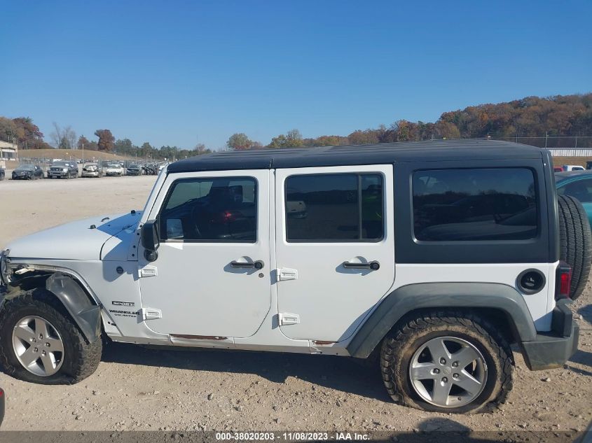 2014 JEEP WRANGLER UNLIMITED SPORT - 1C4BJWDG9EL208741