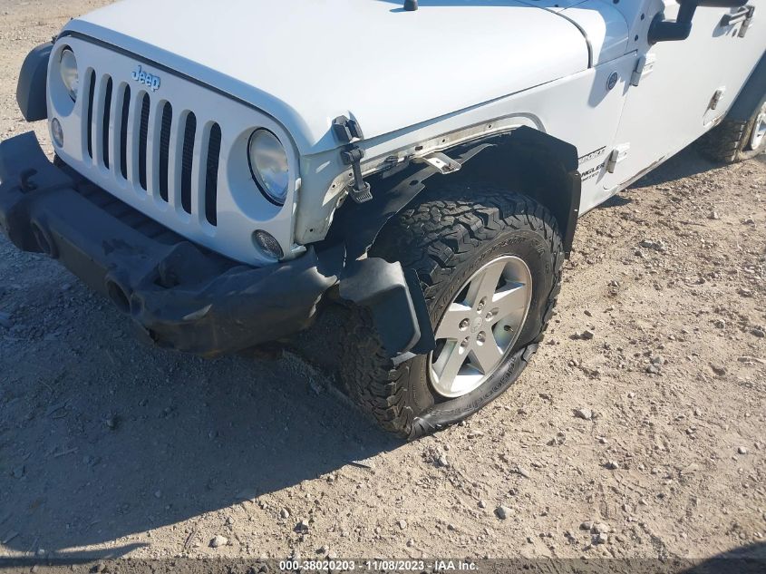 2014 JEEP WRANGLER UNLIMITED SPORT - 1C4BJWDG9EL208741