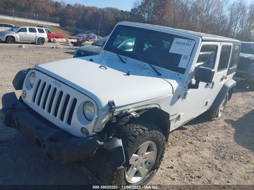 2014 JEEP WRANGLER UNLIMITED SPORT - 1C4BJWDG9EL208741