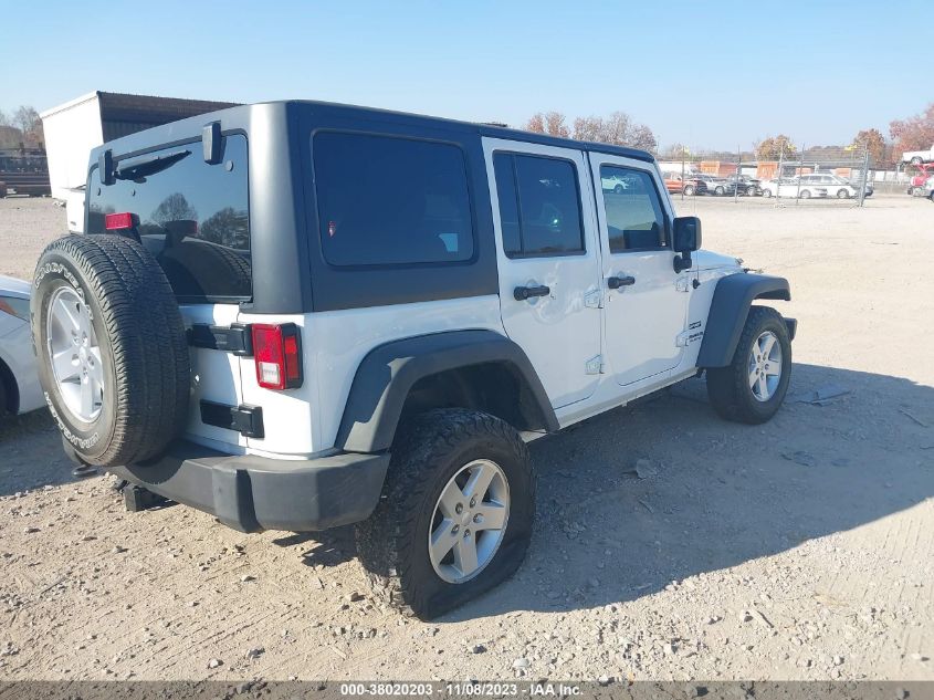 2014 JEEP WRANGLER UNLIMITED SPORT - 1C4BJWDG9EL208741
