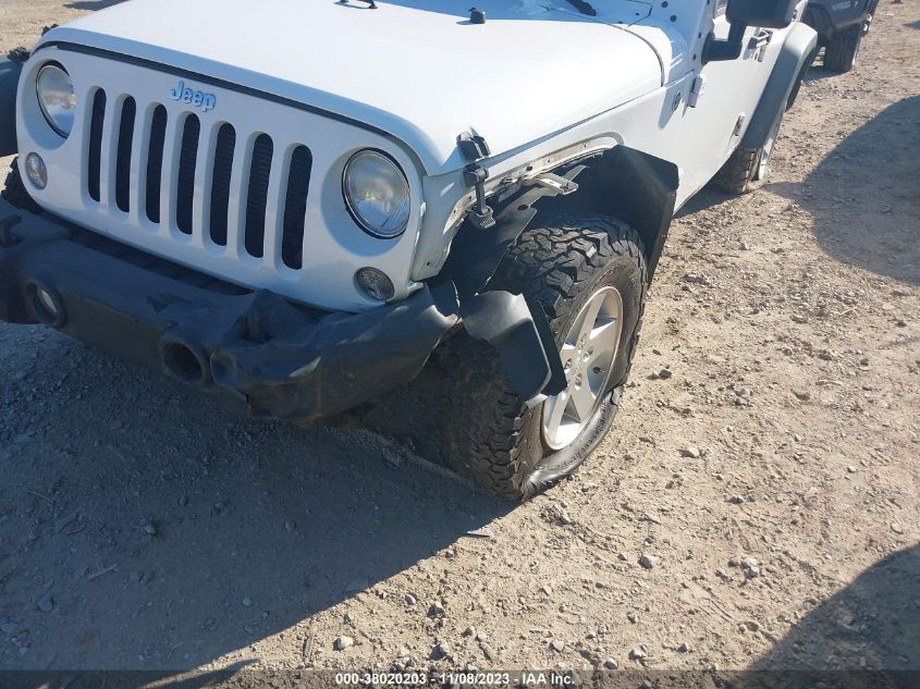 2014 JEEP WRANGLER UNLIMITED SPORT - 1C4BJWDG9EL208741