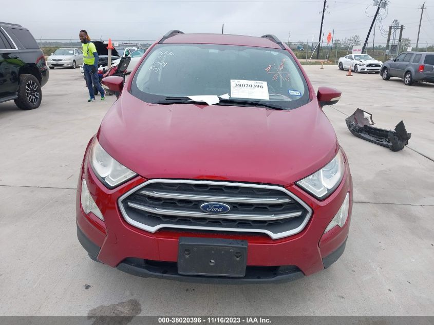 2018 FORD ECOSPORT SE - MAJ3P1TE3JC174298