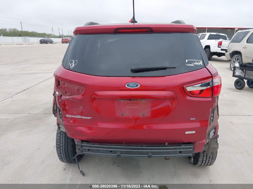 2018 FORD ECOSPORT SE - MAJ3P1TE3JC174298
