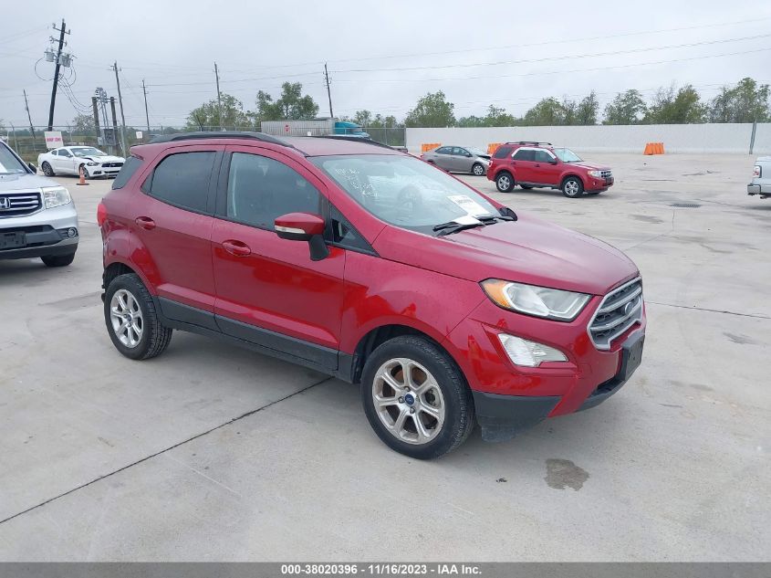 2018 FORD ECOSPORT SE - MAJ3P1TE3JC174298