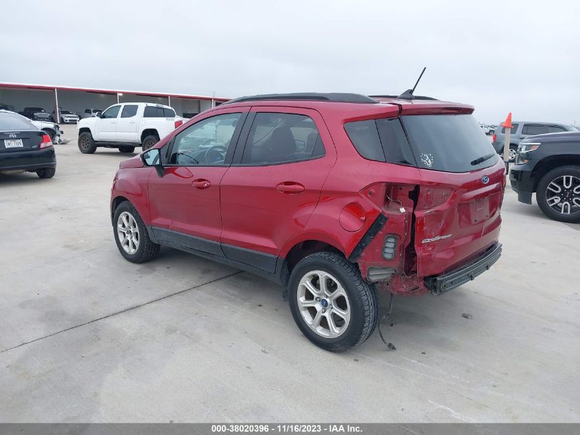 2018 FORD ECOSPORT SE - MAJ3P1TE3JC174298