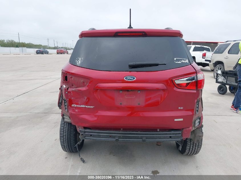 2018 FORD ECOSPORT SE - MAJ3P1TE3JC174298