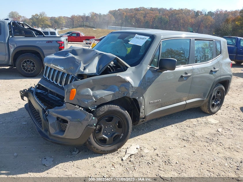 VIN ZACNJAAB0LPL71759 2020 JEEP RENEGADE SPORT FWD