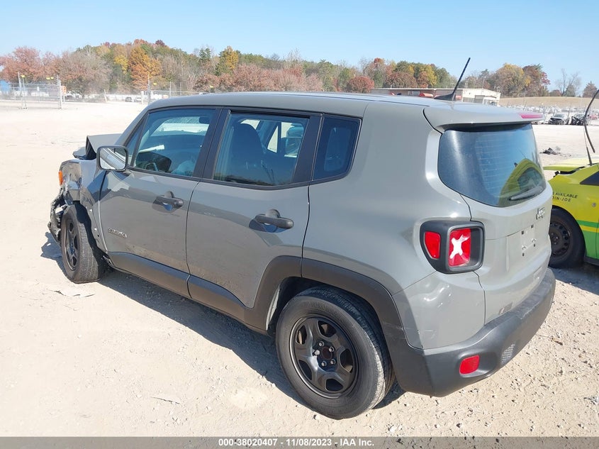 VIN ZACNJAAB0LPL71759 2020 JEEP RENEGADE SPORT FWD