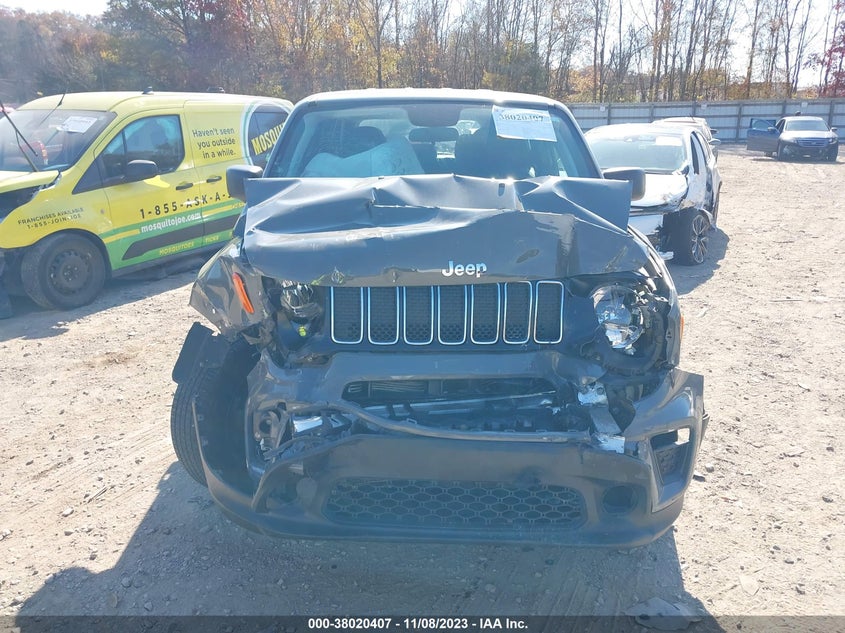 VIN ZACNJAAB0LPL71759 2020 JEEP RENEGADE SPORT FWD