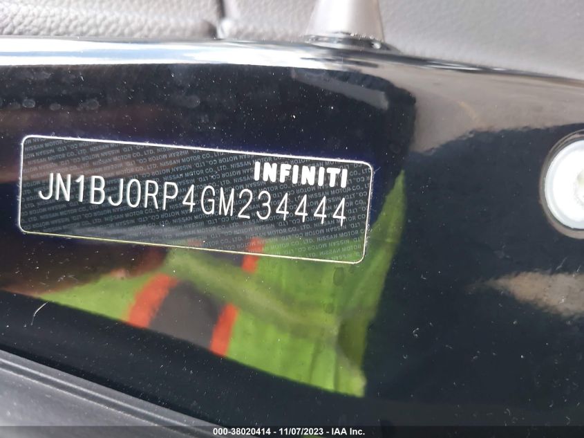 2016 INFINITI QX50 - JN1BJ0RP4GM234444