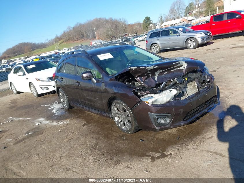 2013 SUBARU IMPREZA 2.0I SPORT PREMIUM - JF1GPAL60D2897403