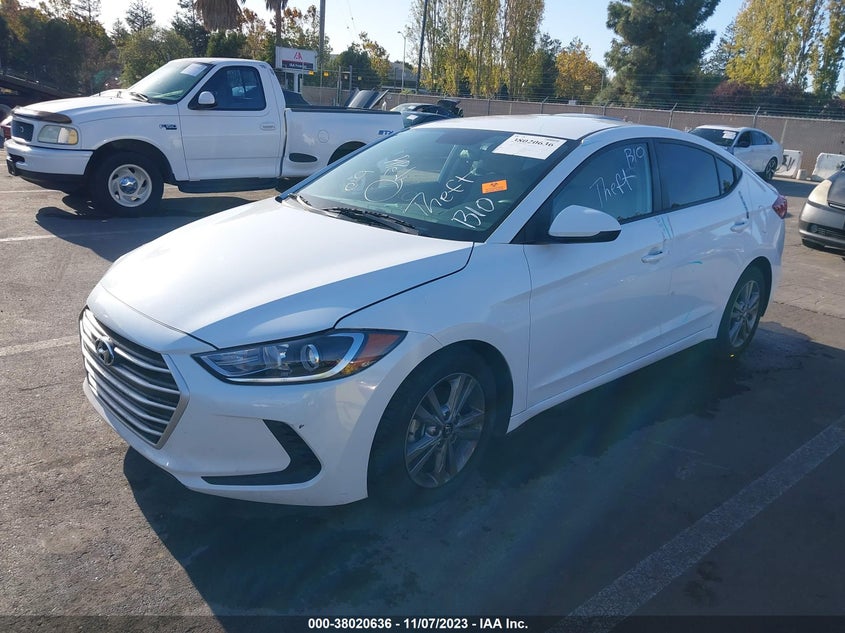 VIN 5NPD84LF6JH293649 2018 HYUNDAI ELANTRA SEL