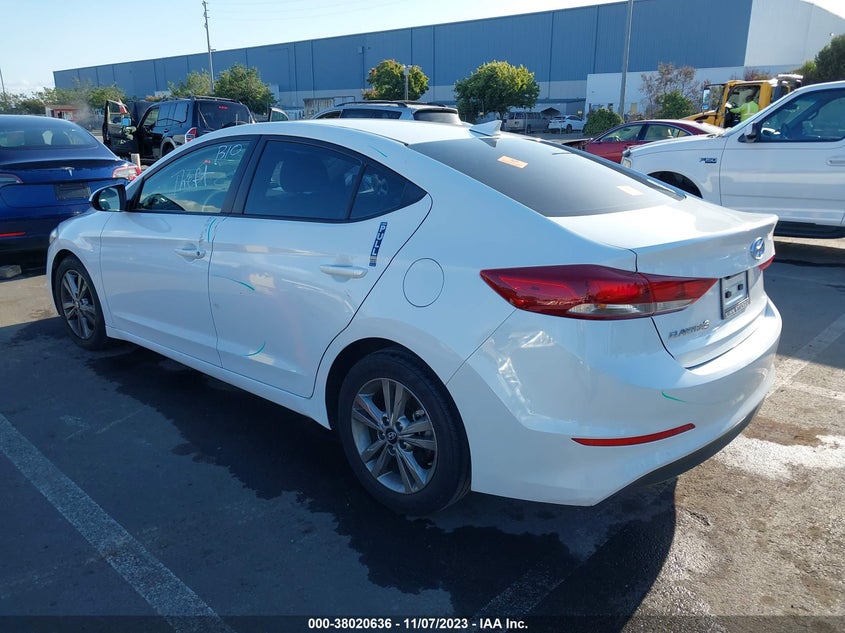 VIN 5NPD84LF6JH293649 2018 HYUNDAI ELANTRA SEL