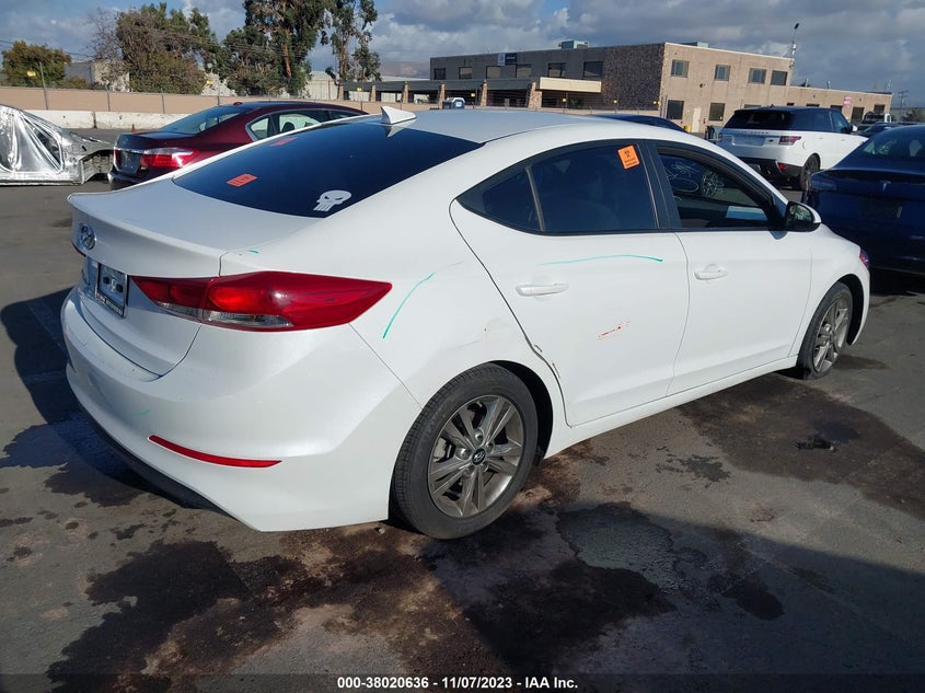 VIN 5NPD84LF6JH293649 2018 HYUNDAI ELANTRA SEL