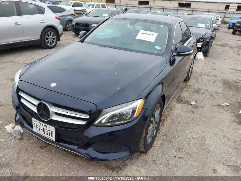 2015 MERCEDES-BENZ C 300 LUXURY/SPORT - 55SWF4JB7FU054629