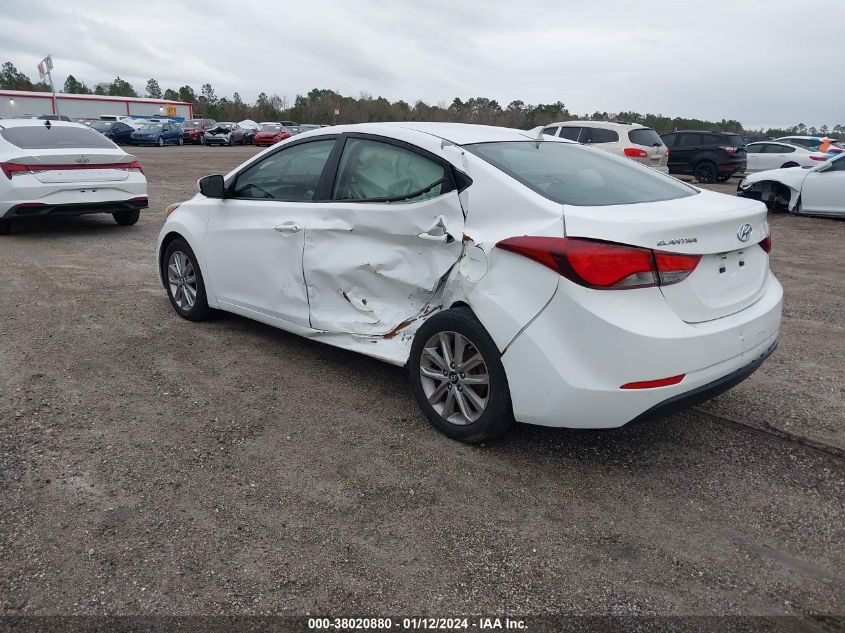 5NPDH4AE9EH467164 | 2014 HYUNDAI ELANTRA