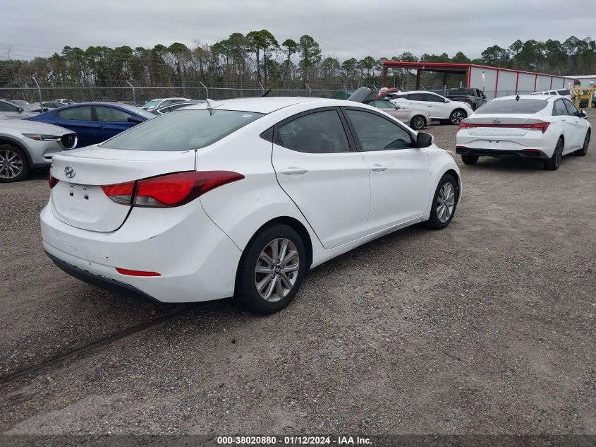 5NPDH4AE9EH467164 | 2014 HYUNDAI ELANTRA