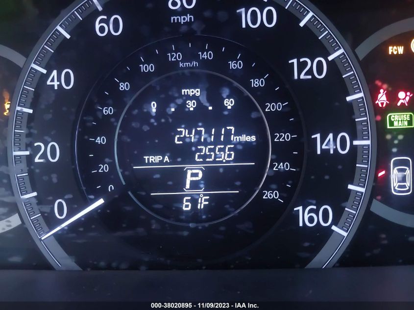 2013 HONDA ACCORD EX-L V-6 - 1HGCR3F85DA027987