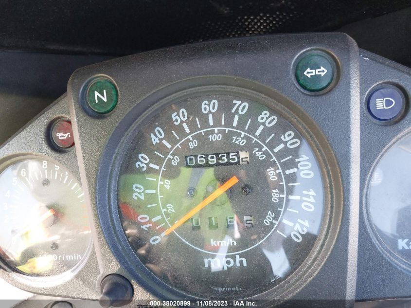 2009 KAWASAKI EX250 J JKAEXMJ119DA41594