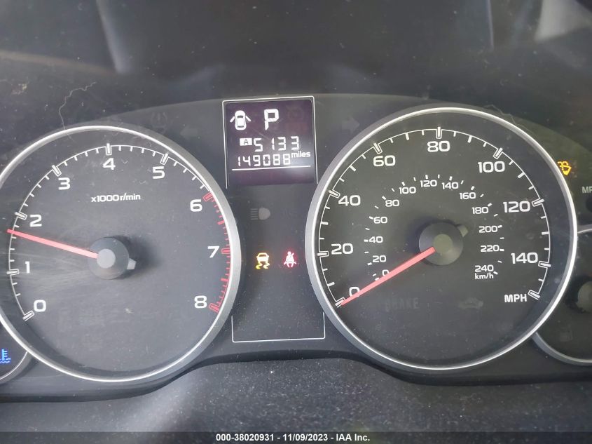 2013 SUBARU OUTBACK 2.5I PREMIUM - 4S4BRBBC3D3279302