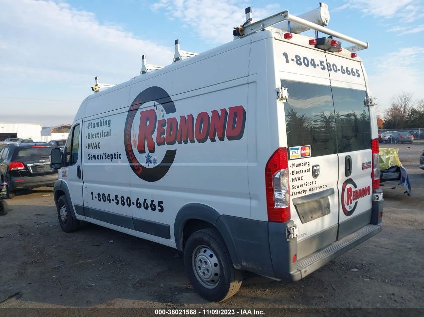 2014 RAM PROMASTER 2500 2500 HIGH 3C6TRVCG5EE123466
