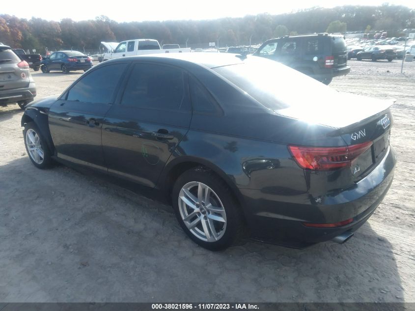 2017 AUDI A4 PREMIUM - WAUANAF45HN019211