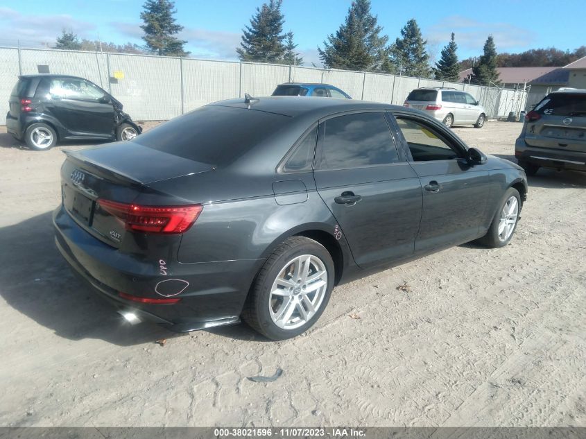 2017 AUDI A4 PREMIUM - WAUANAF45HN019211