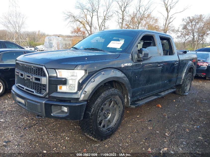 2015 FORD F-150 LARIAT - 1FTFW1EF8FFA01205