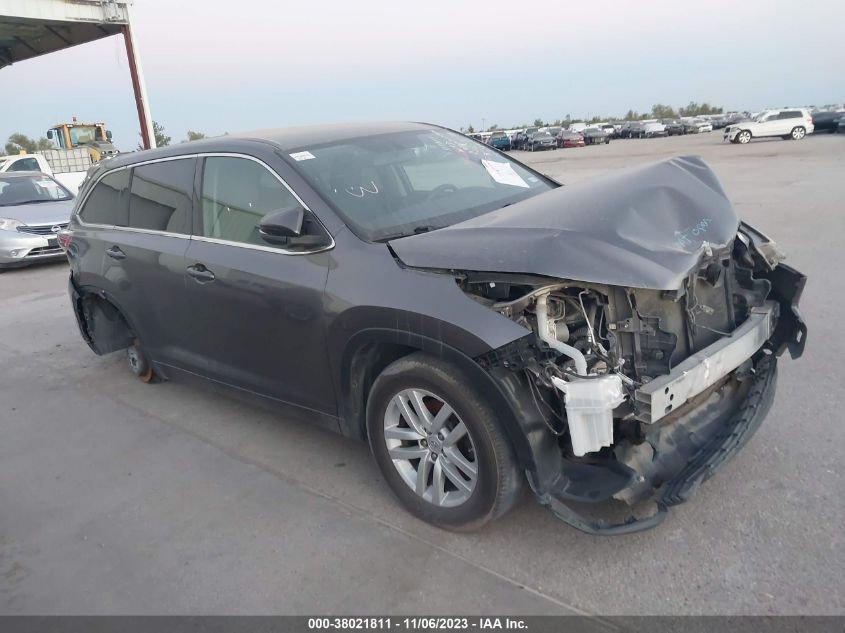 2015 TOYOTA HIGHLANDER LE - 5TDZARFH9FS010764