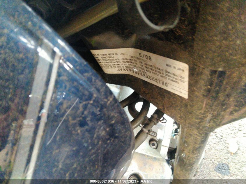 2008 YAMAHA XV1700 A/AS/AT JYAVP28E68A002169