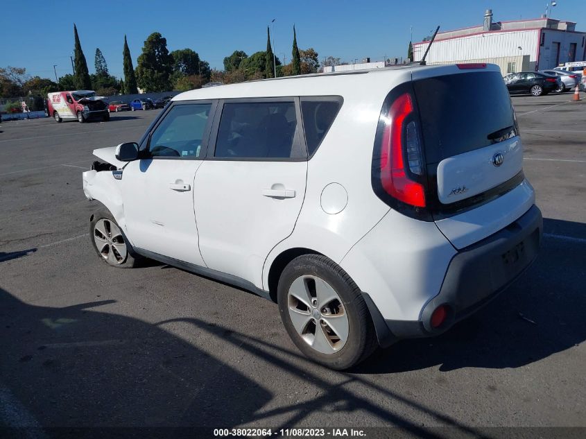 2016 KIA SOUL - KNDJN2A21G7384762