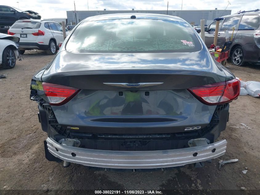 2015 CHRYSLER 200 LIMITED - 1C3CCCAB9FN657806
